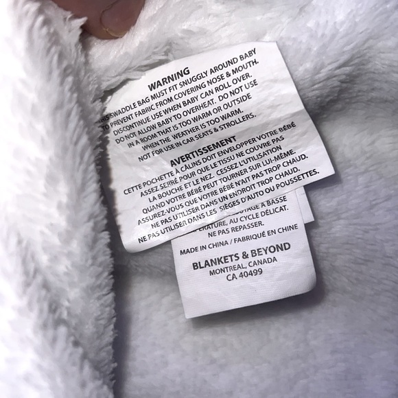 blankets & beyond - SUPER SOFT  & COZY Newborn baby velcro closure swaddle(new) - Picture 11 of 12